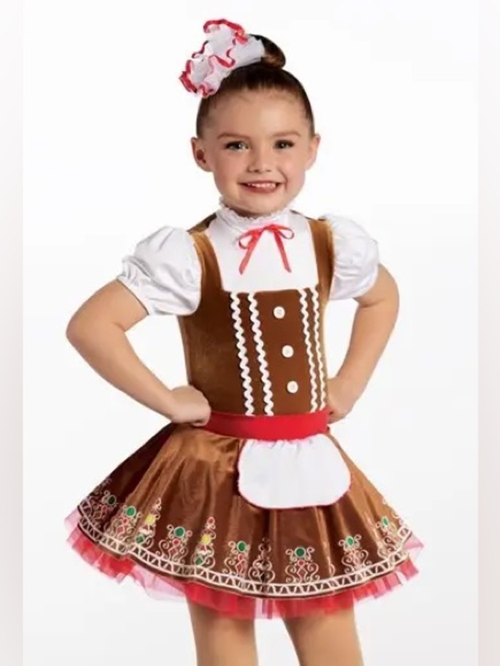 Weissman Showtime Gingerbread Girl dress
